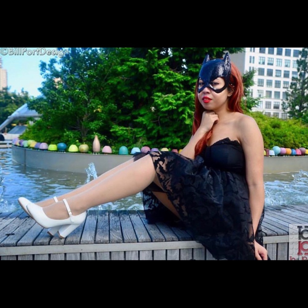 Batgirl prom dress